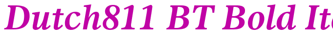 Dutch811 BT Bold Italic(1)
